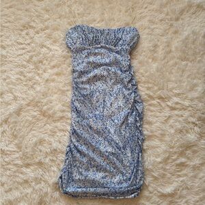 Princess Polly Floral Blue Mini Dress
